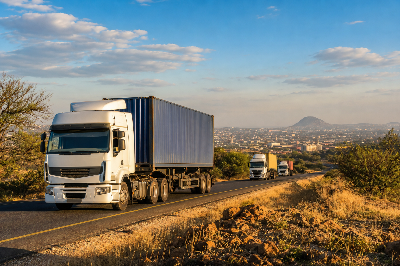 Routes logistics scene